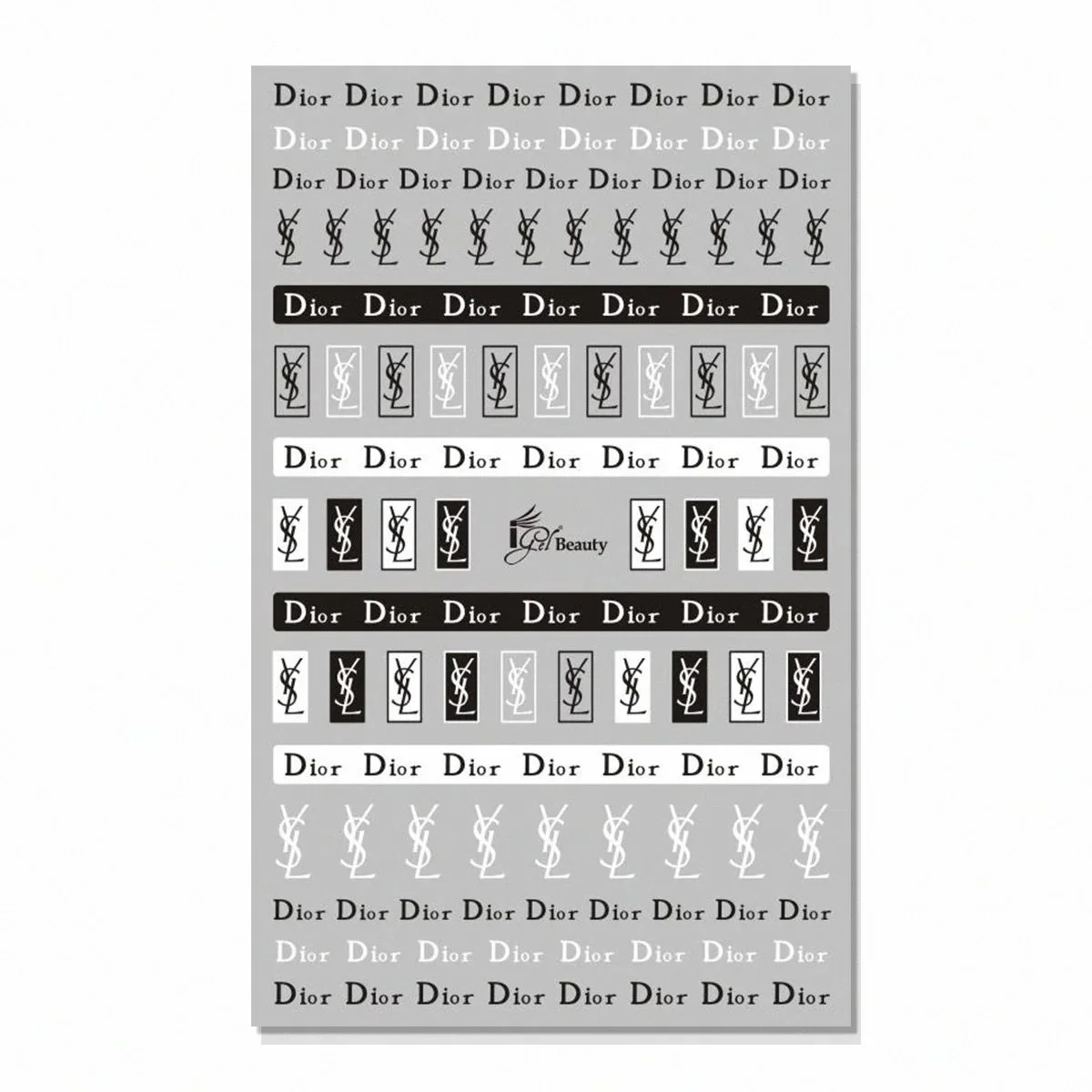 הדפס קישוט ציפורניים של Dior