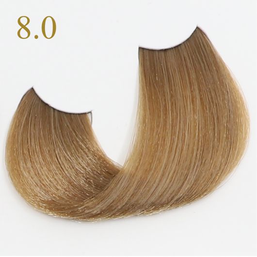 Oro Therapy, קרטין, 100 מ"ל (ללא אמוניה), Oro Color 8.0 בהיר בלונד