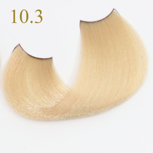 Fanola Oro Therapy צבע קרטין אקסטרה צבע שיער 10.3 אקסטרה פלטינה בלונד זהוב, ללא אמוניה, 100 מ"ל