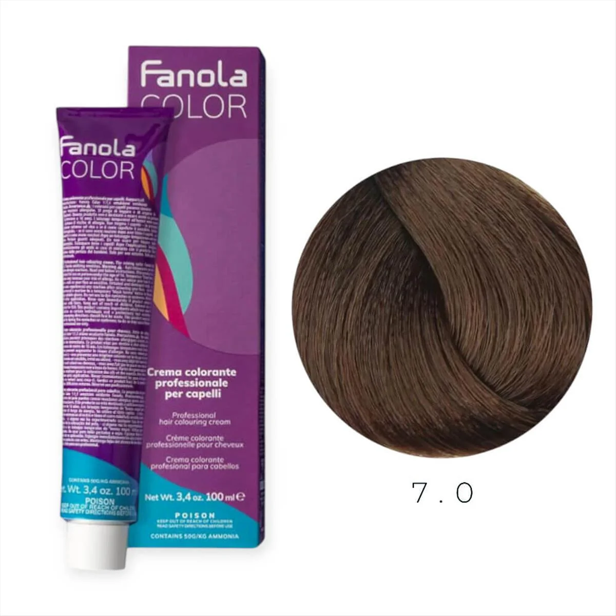 צבע שיער 7.0 Fanola Blonde 100 מ"ל