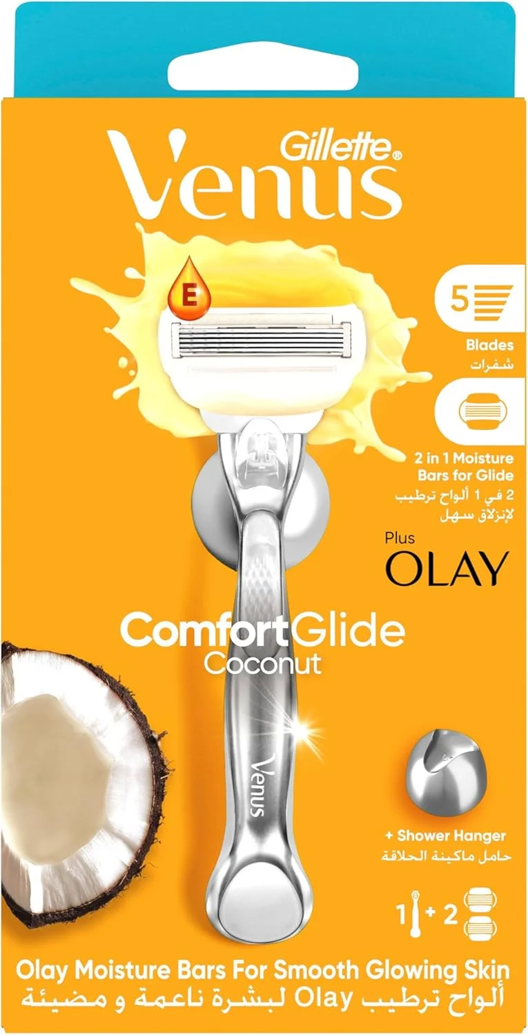 סכין גילוח ג'ילט ונוס OLAY Plus Comfort