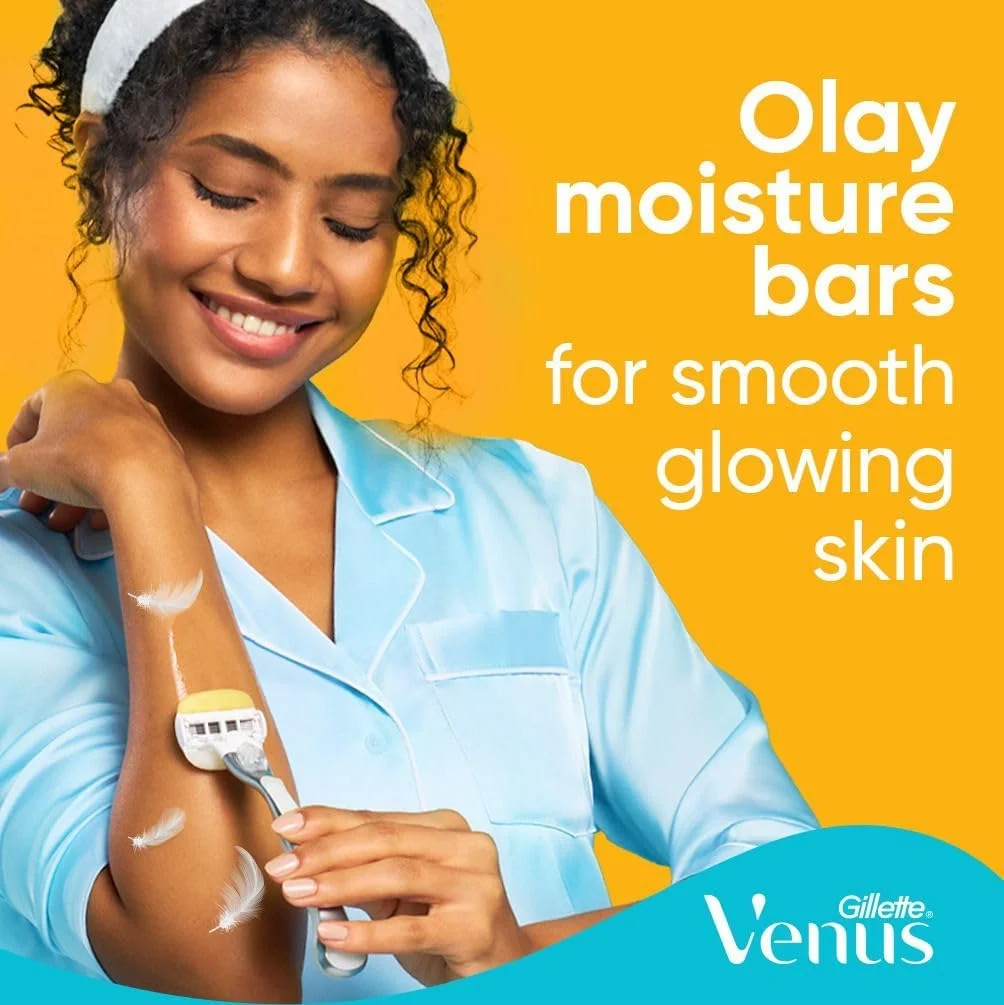 סכין גילוח ג'ילט ונוס OLAY Plus Comfort 3