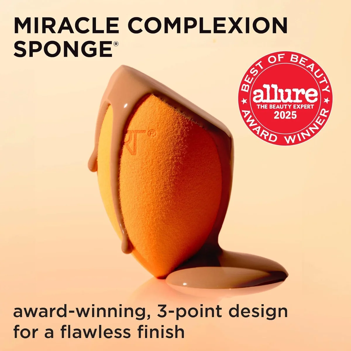 Real Techniques Miracle Complexion ביוטי בלנדר ספוג איפור עם נרתיק 2