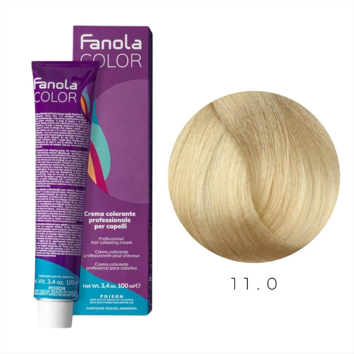Fanola צבע שיער מס' 11.0 Ultra Platinum Blonde 100 מ"ל
