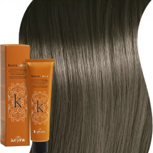 Kera Keratin Hair Dye 8.1 Light Ash Blonde - Keracolor Permanent Hair Dye 100 ml