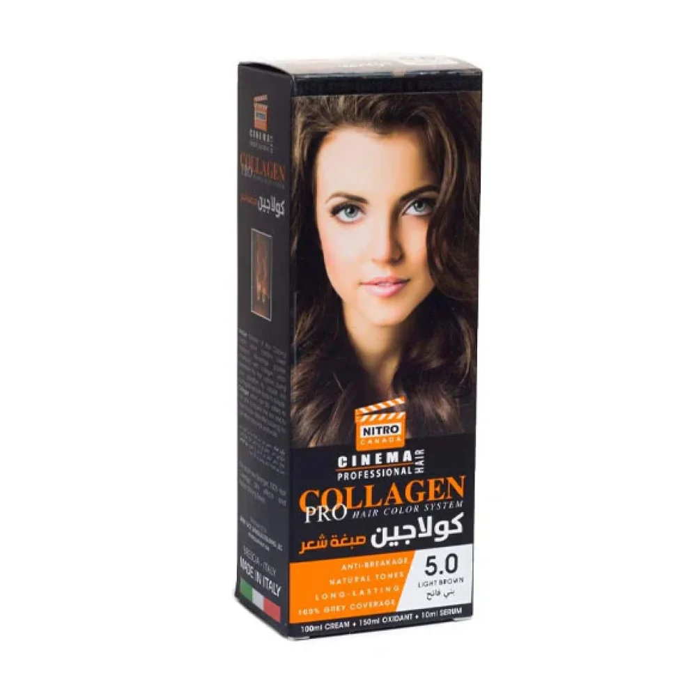 Nitro Canada Collagen צבע שיער מס' 5.0 חום בהיר