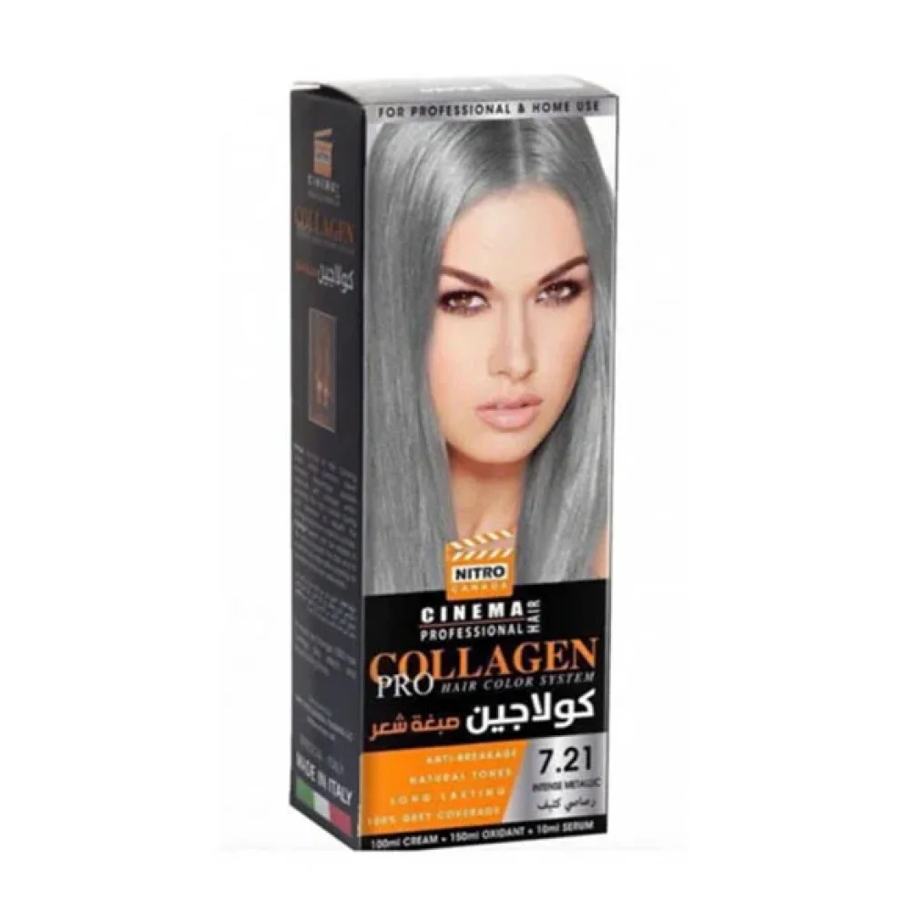 Nitro Canada Collagen Hair Dye 7.21 Intense Gray