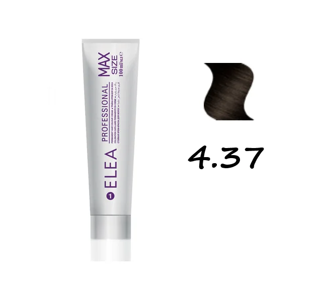 צבע שיער אלה 4.37 חום קטיפה