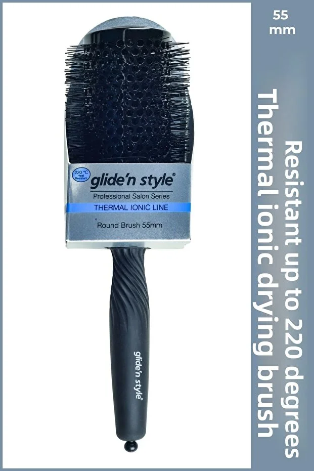 Glide & Style מברשת ייבוש תרמית מקצועית, 55 מ"מ 2