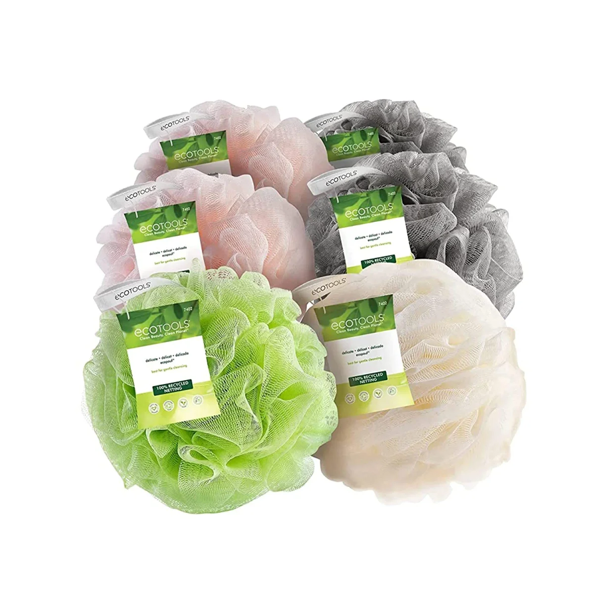EcoTools EcoPuff Bath Sponge נמכר ליחידה