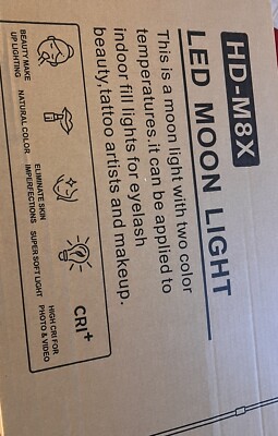 LED MOON LIGHT HD-M8X תאורת חצי ירח 3