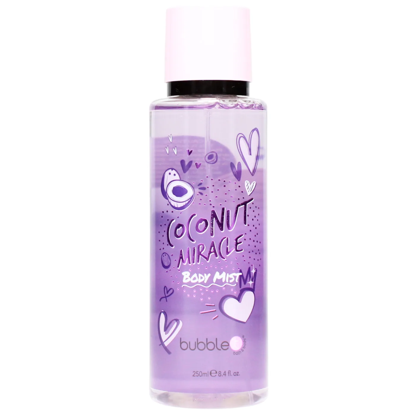 Bubble Tea Body Mist בניחוח קוקוס, 250 מ"ל