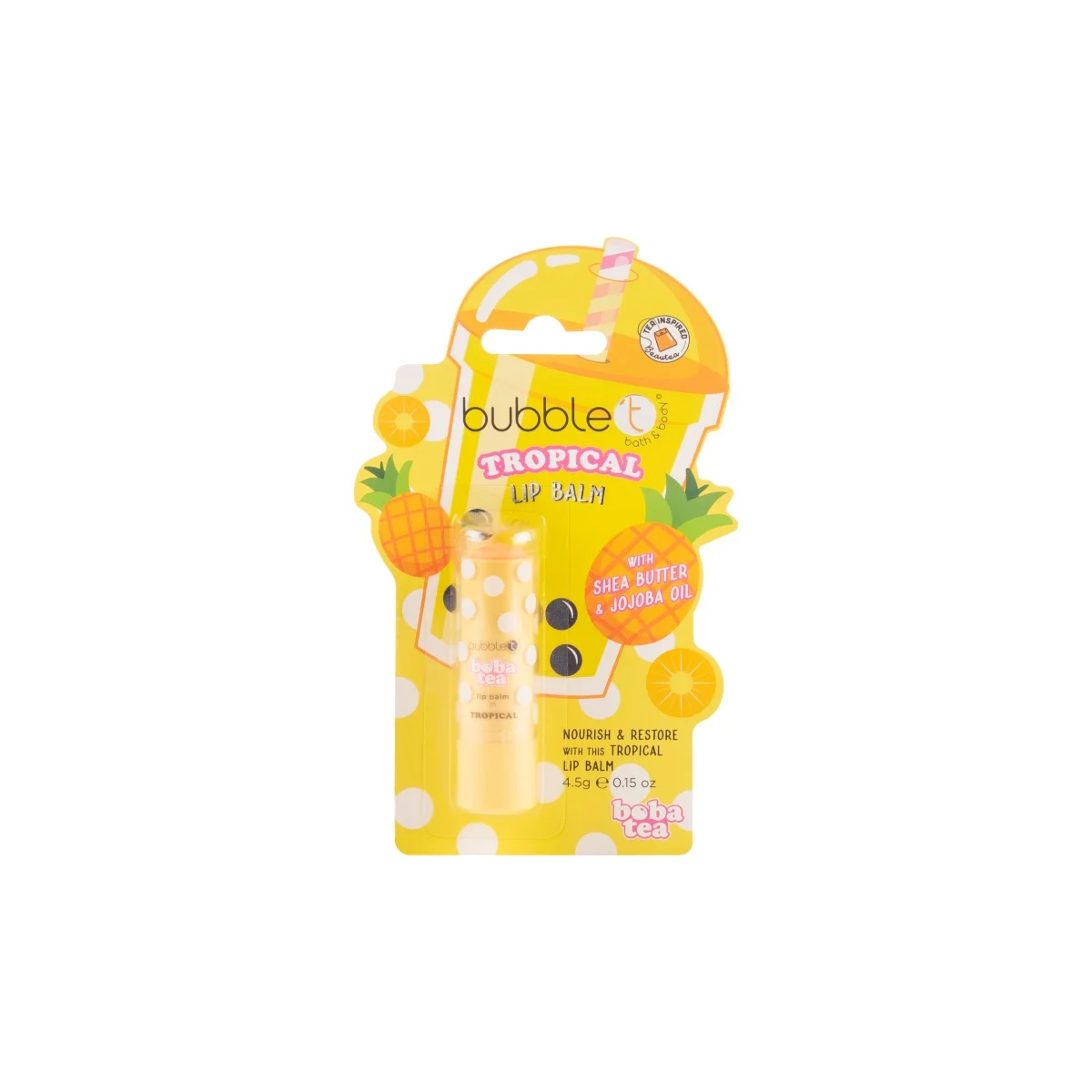 Bubble Tea Lip Balm בניחוח טרופי