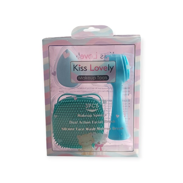 Kiss Lovely Makeup Tools - 3 חתיכות