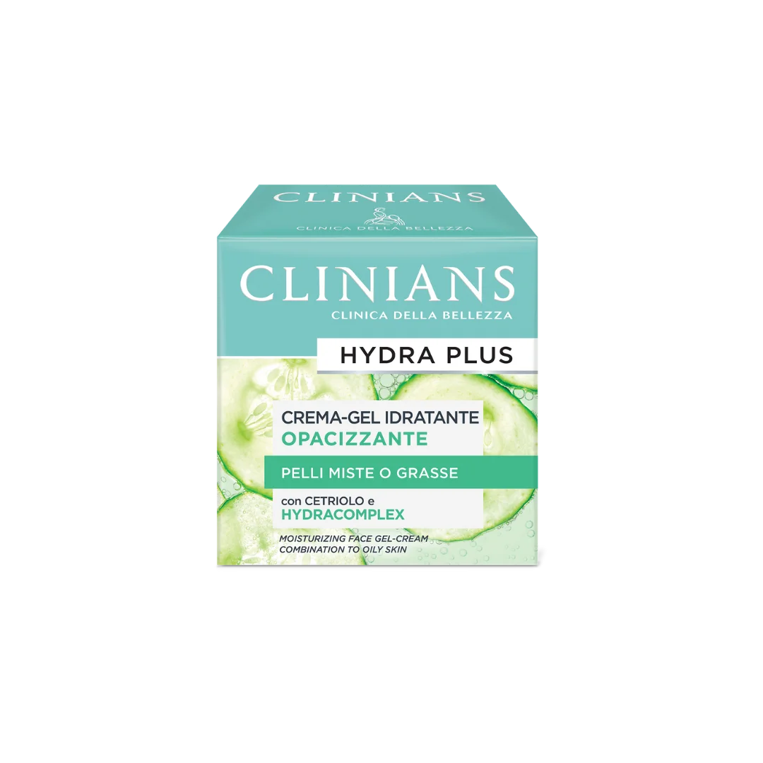 Cleanians Hydra Plus קרם פנים ג'ל לעור שמן ומעורב, 50 מ"ל