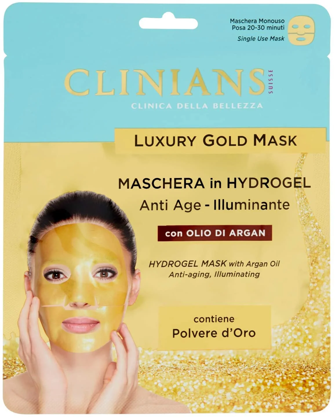 מסכת פנים של Cleanians Argan Gold
