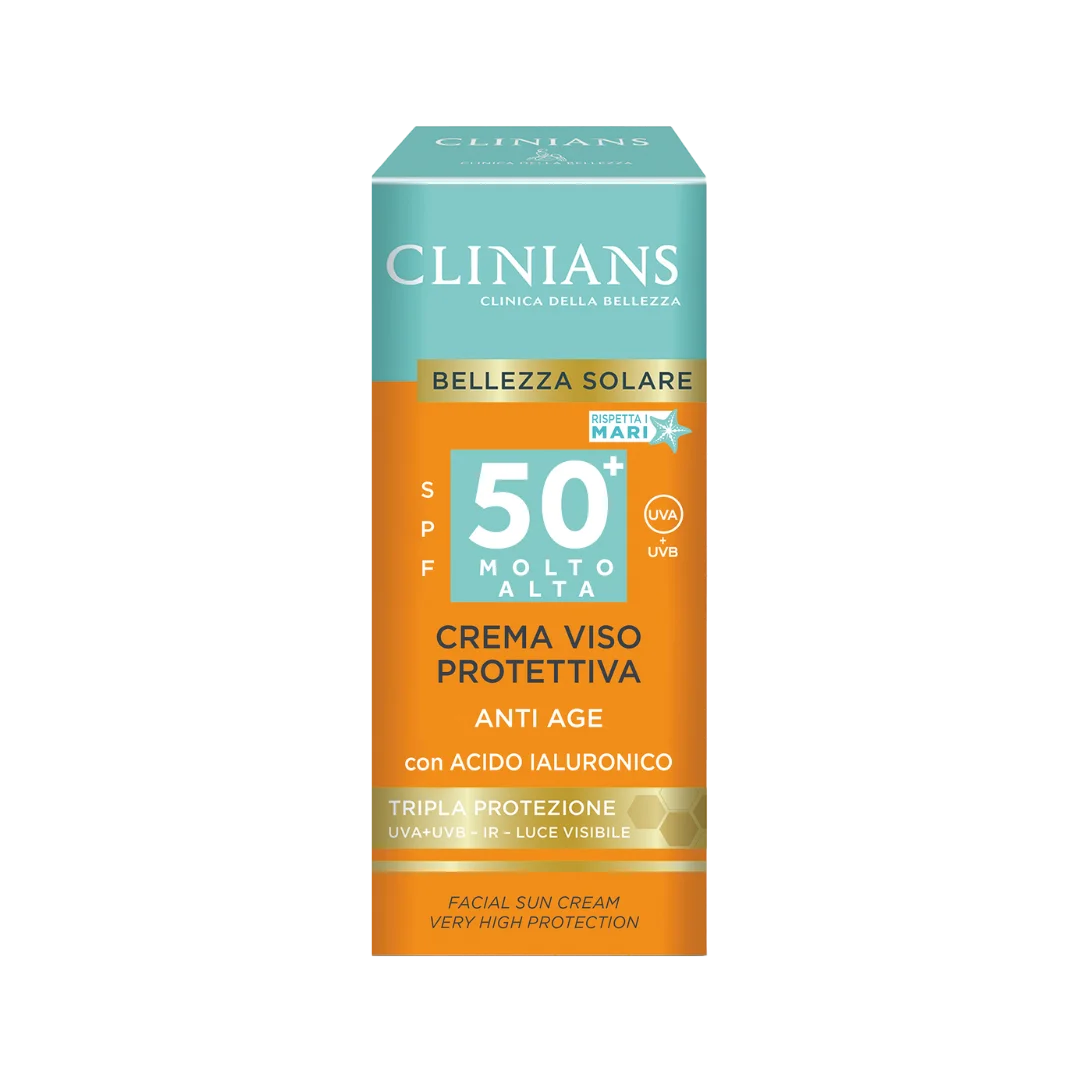 Cleanians אנטי אייג'ינג קרם פנים SPF 50+, 50 מ"ל