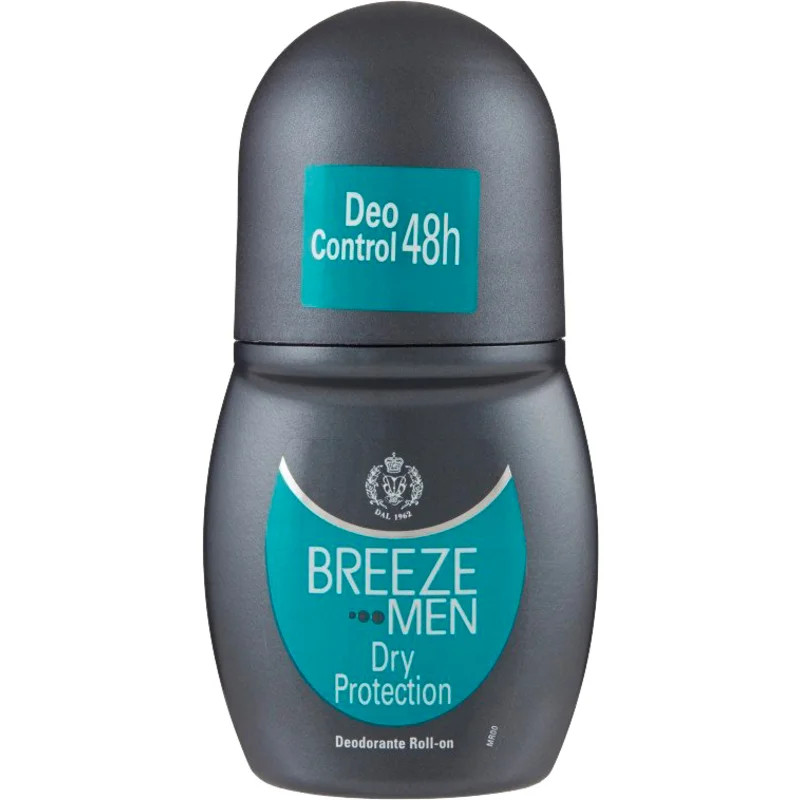 דאודורנט Breeze Roll-On לגברים, הגנה יבשה 50 מ"ל