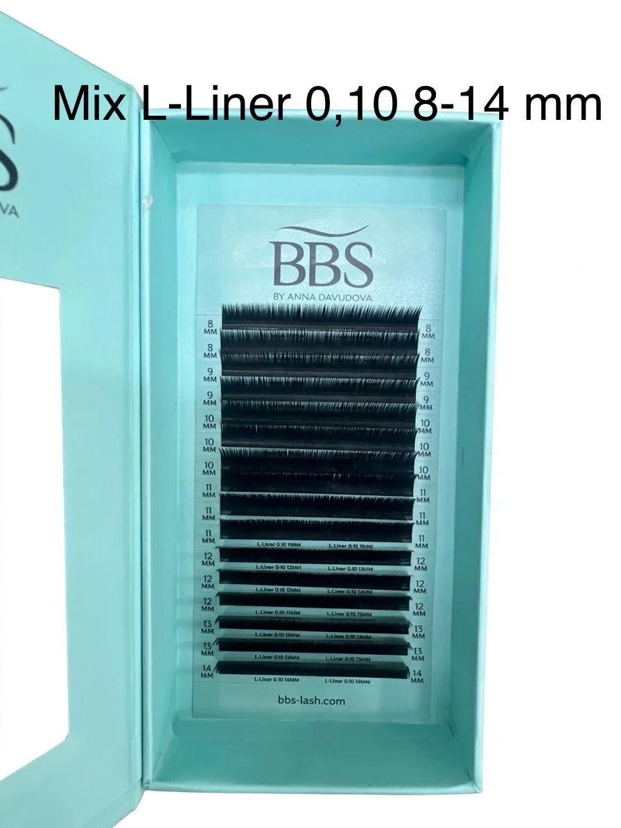 BBS MIX LINER L 0.010/8-14 מ"מ ריסים לשיער טבעי