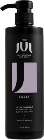 שמפו JUL Silver לנטרול פיגמנט צהוב בשיער בלונדיני/אפור JUL