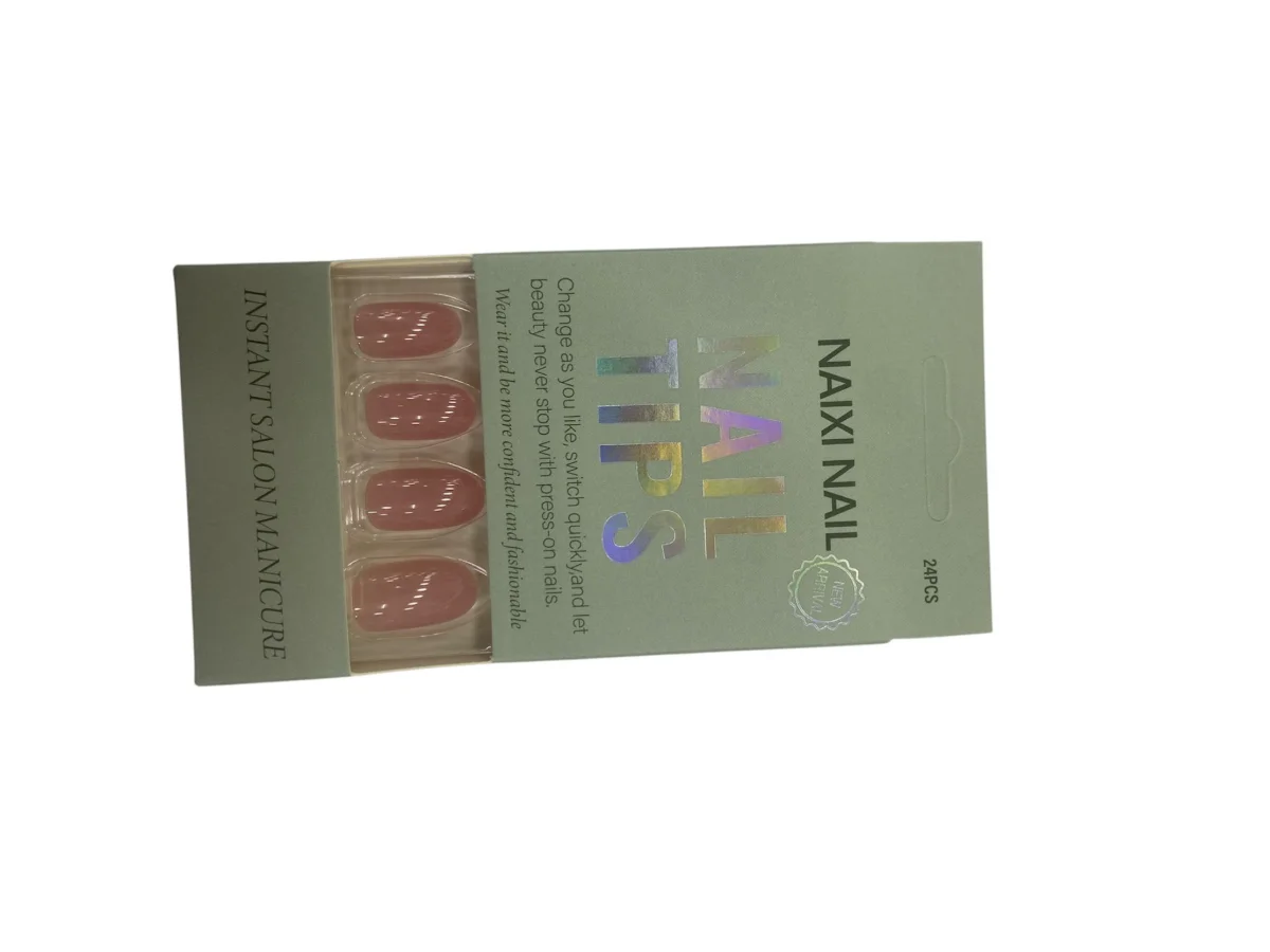 ציפורני ניקסי, 24 חלקים, עם דבק