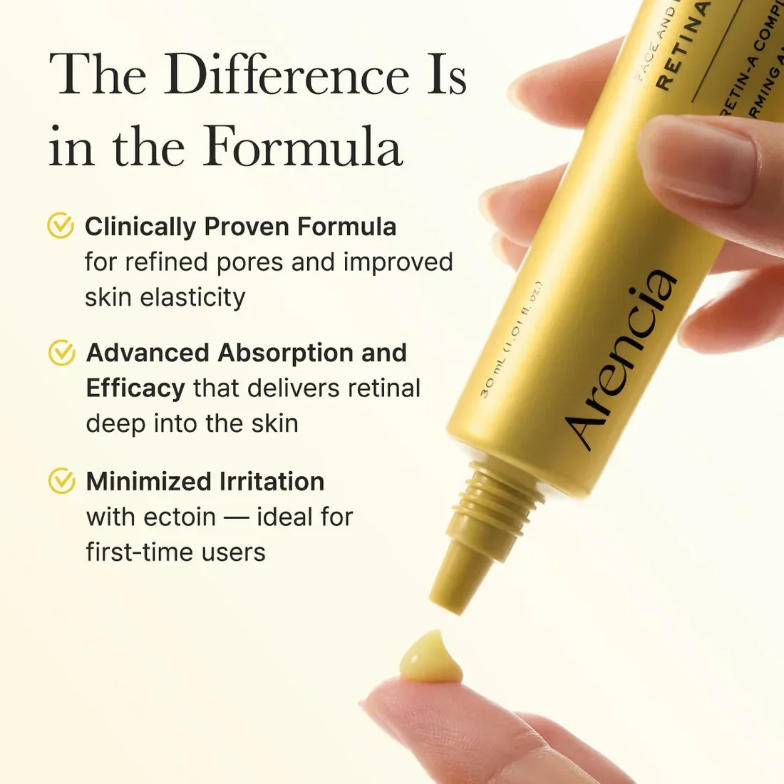 הזרקת Arincia retinal Intensive Anti-Aging Skin Care - 30 מ"ל 3