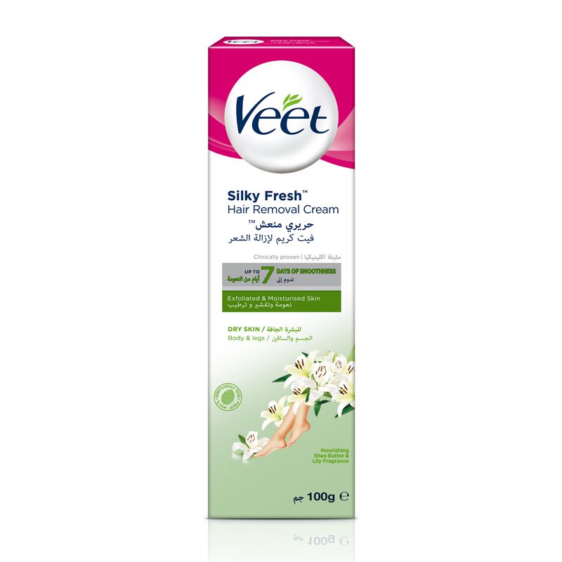 Veet קרם להסרת שיער לעור יבש 100 גרם