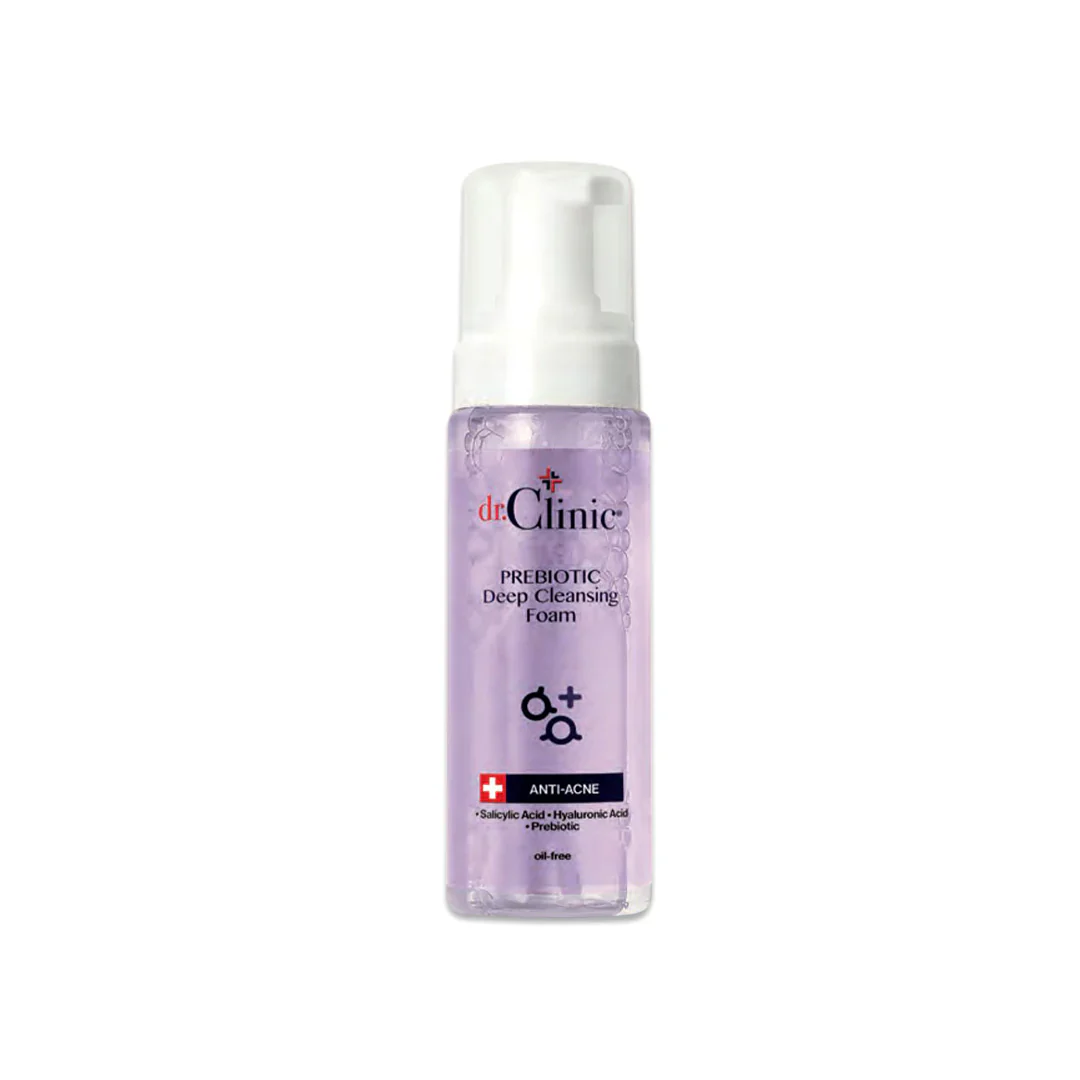 Dr. Clinic Deep Cleansing Foam עם פרוביוטיקה וחומצה סליצילית 160 מ"ל Dr. Clinic Foam Wash
