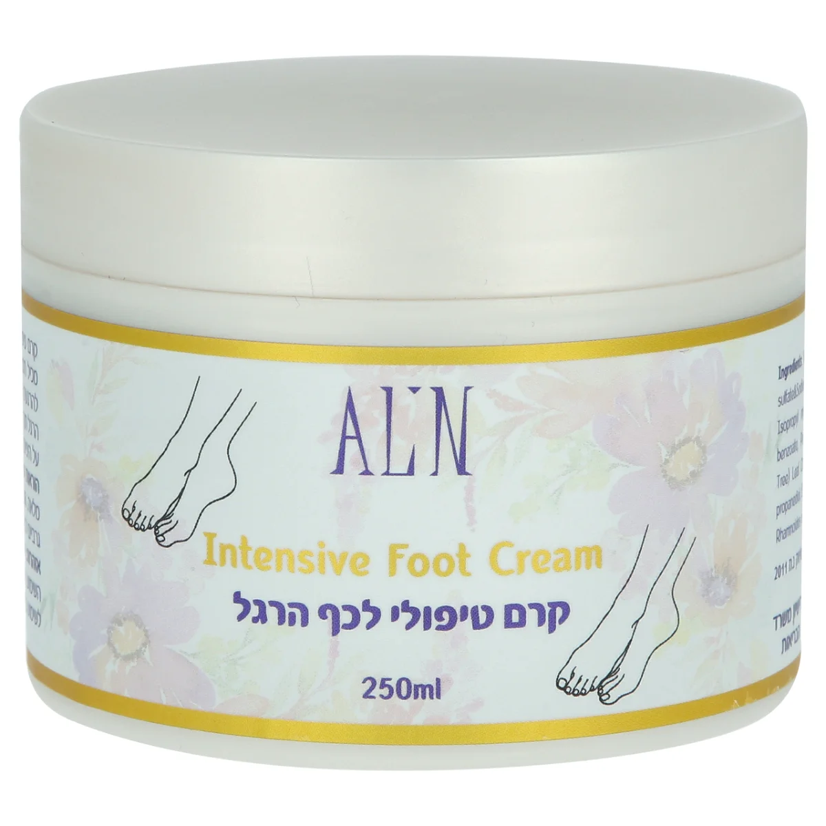 קרם טיפולי אלן לרגליים, 250 גרם