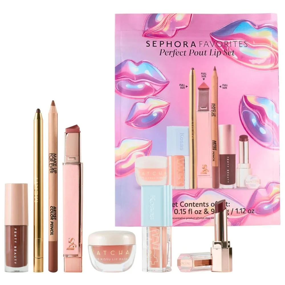 Sephora Perfect Pout Lip Kit 7 חלקים