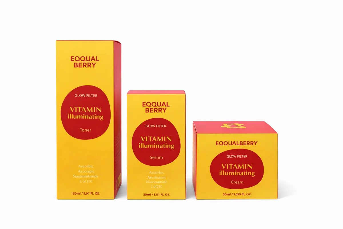 סט ויטמין EQUAL BERRY להארה והבהרת העור - Glow Filter Vitamin Illuminating