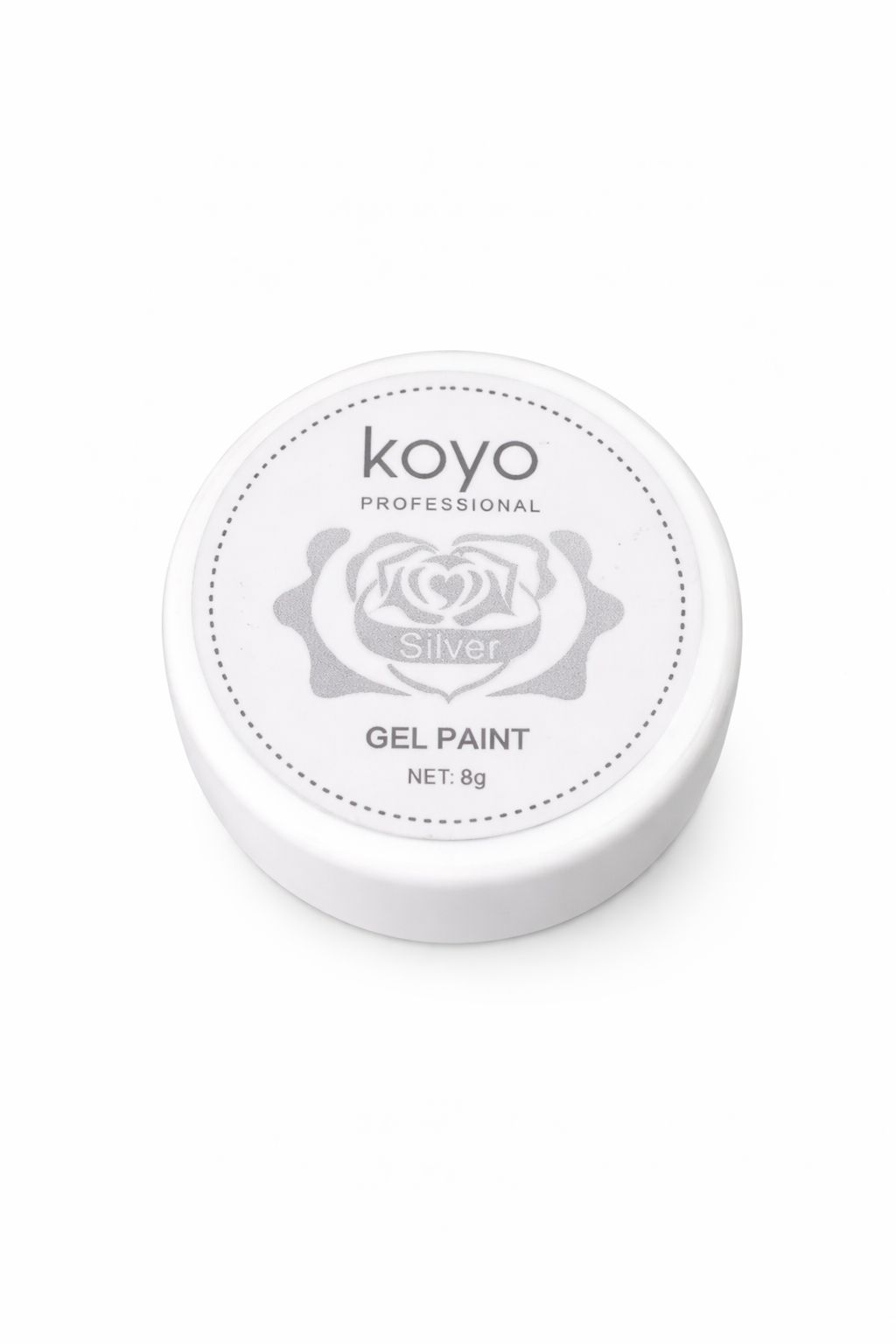 ג'ל אמנות ציפורניים כסף Coyo