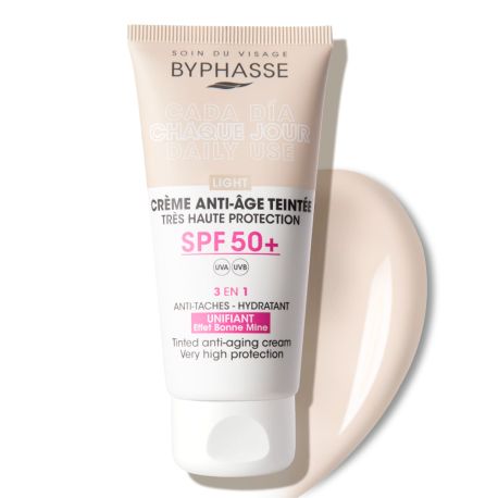 light Byface - Anti-Aging Tinted Cream עם SPF50+ - 50 מ"ל