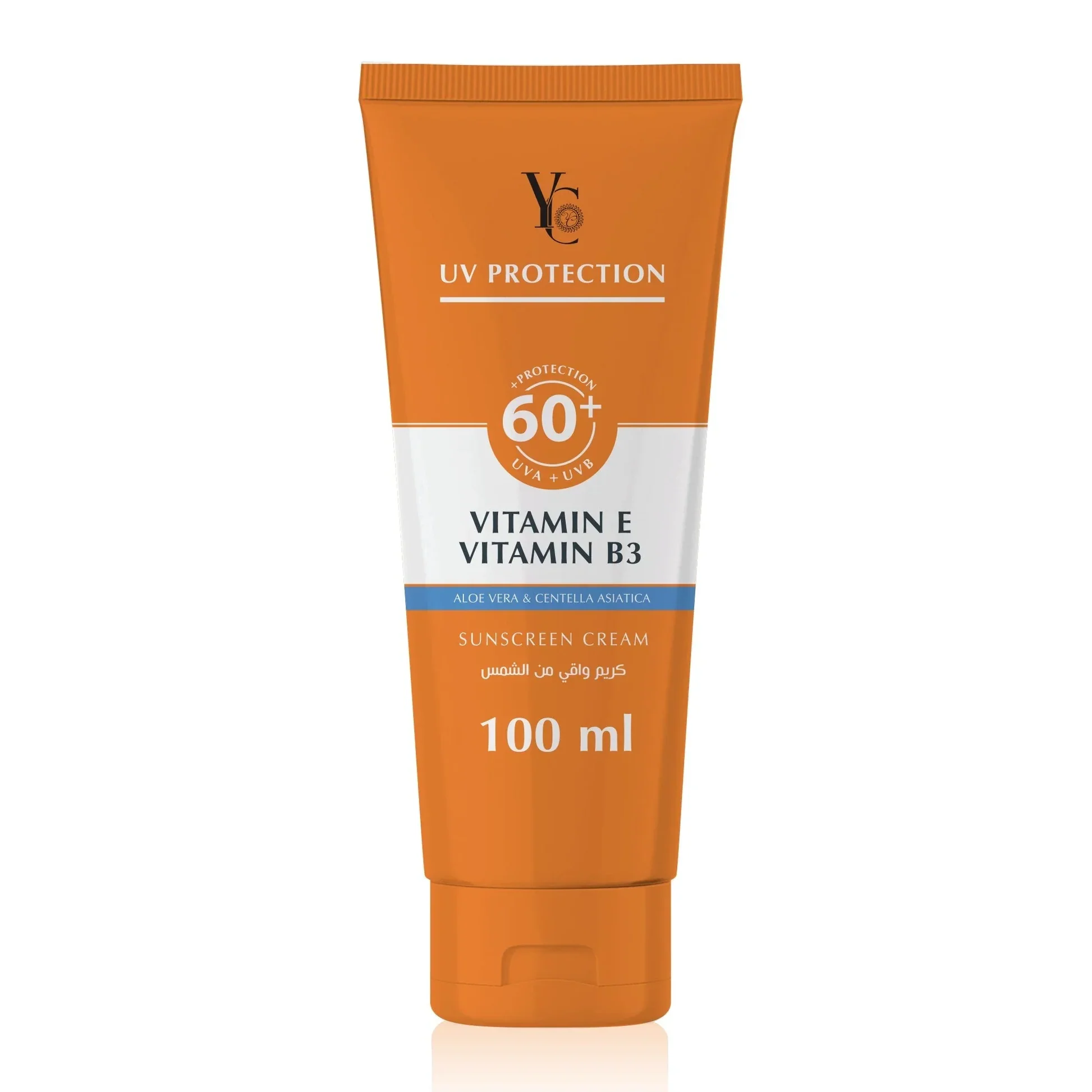 קרם קרם הגנה YC, UVA 60+ הגנת UVA+UVB - 100 מ"ל