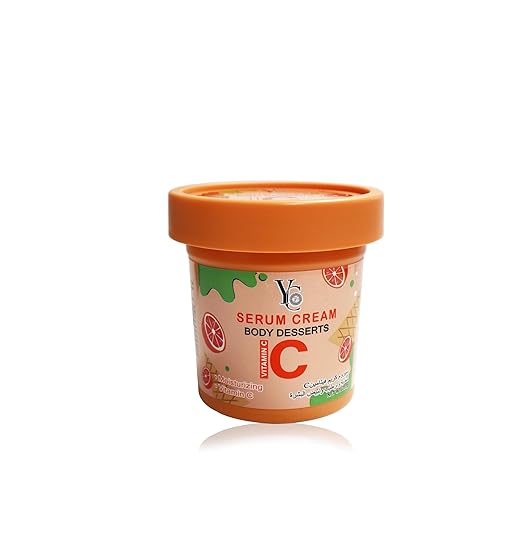 קינוחי קרם סרום YC (קרם לחות עמוק מועשר בויטמין C | מזין, מרכך ומאיר את העור |, 250 גרם)