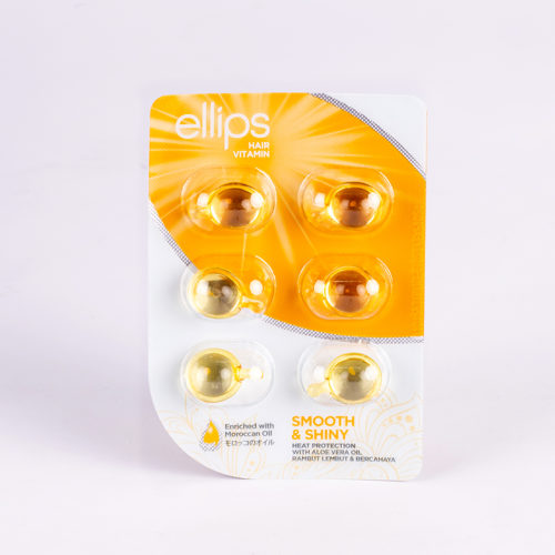 Ellipse Smooth & Shine, מארז של 6 כמוסות - לשיער בהיר