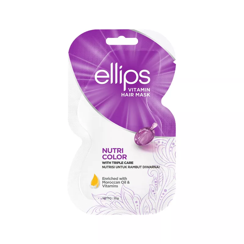 מסכת ויטמין Ellipse Nutricolor לשיער צבעוני 20 גרם