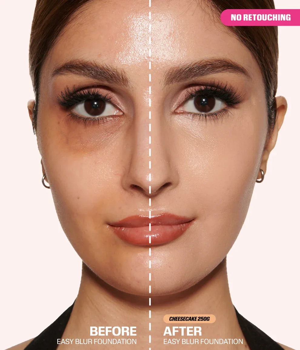 Huda Beauty Easy Blur Foundation - עוגת גבינה 250 גרם 2