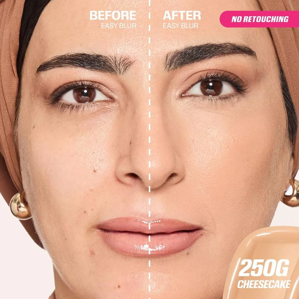 Huda Beauty Easy Blur Foundation - עוגת גבינה 250 גרם 3