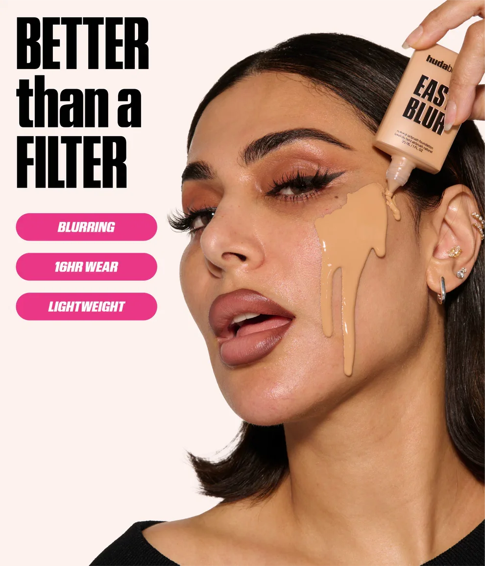 Huda Beauty Easy Blur Foundation - עוגת גבינה 250 גרם 6