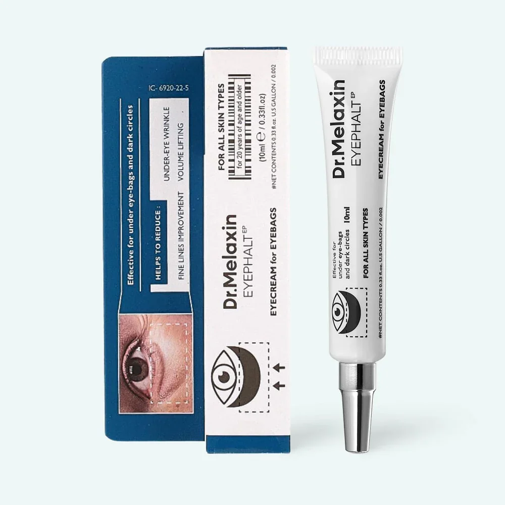 קרם תיק עיניים Dr.Melaxin Eyephalt להפחתת נפיחות סביב העיניים והידוק העור