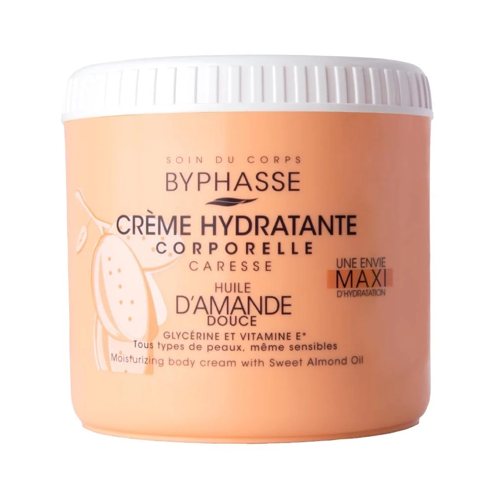 Byface Moisturizing Body קרם גוף עם תמצית שקדים - 500 מ"ל