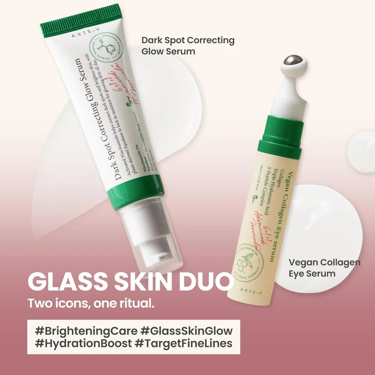 Access Way Glass Skin Set Spot Correcting Serum + Eye Serum - 2 חתיכות 3