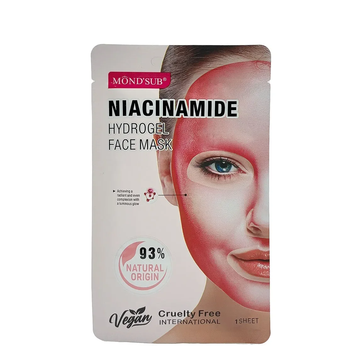 Mond Sub Niacinamide Hydrogel Mask, מסכת הידרוג'ל עם Niacinamide