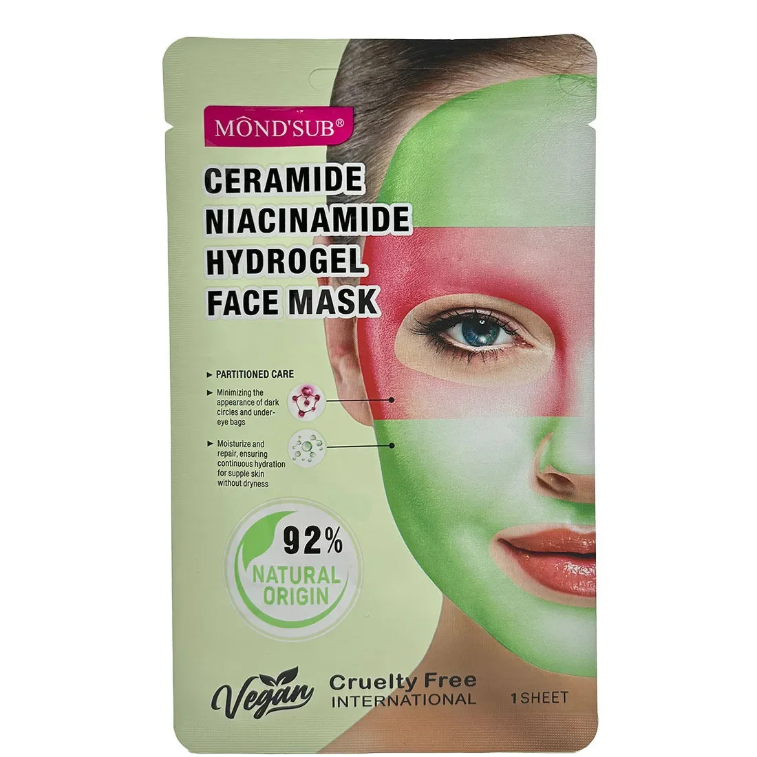 מסכת פנים MondSub Ceramide Niacinamide Hydrogel