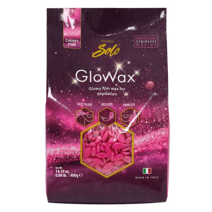 Film Italwax Solo GLOW WAX, ורוד דובדבן 400 גרם