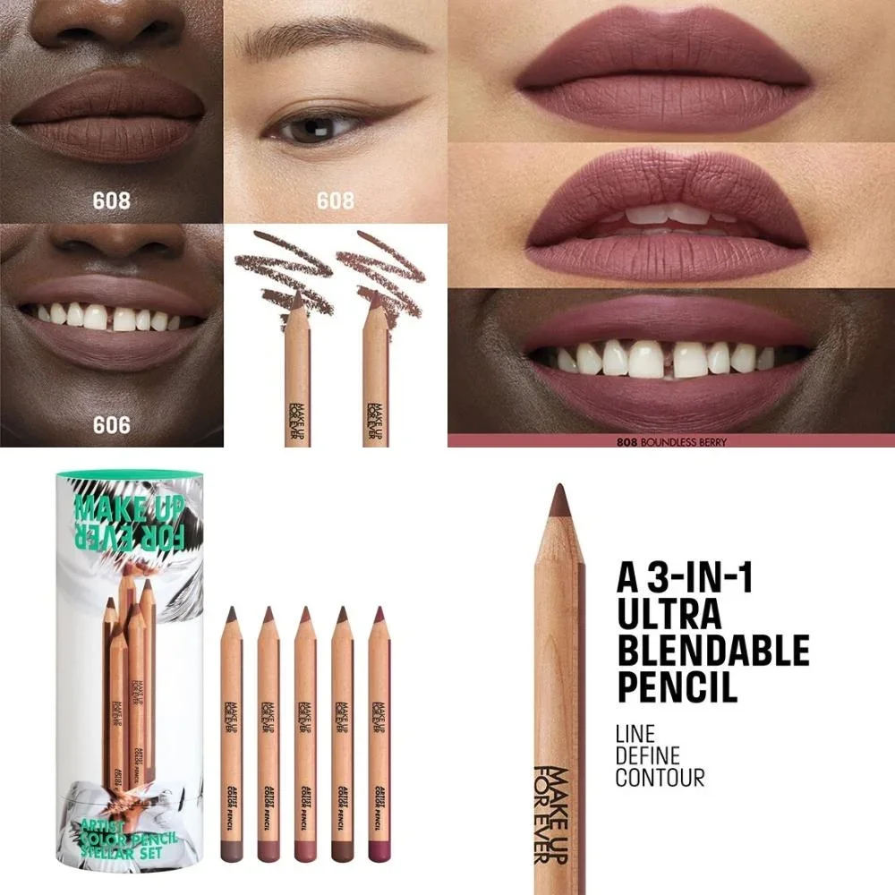 Make Up For Ever Artist Color Lip Liner סט 5 חלקים מיני 2