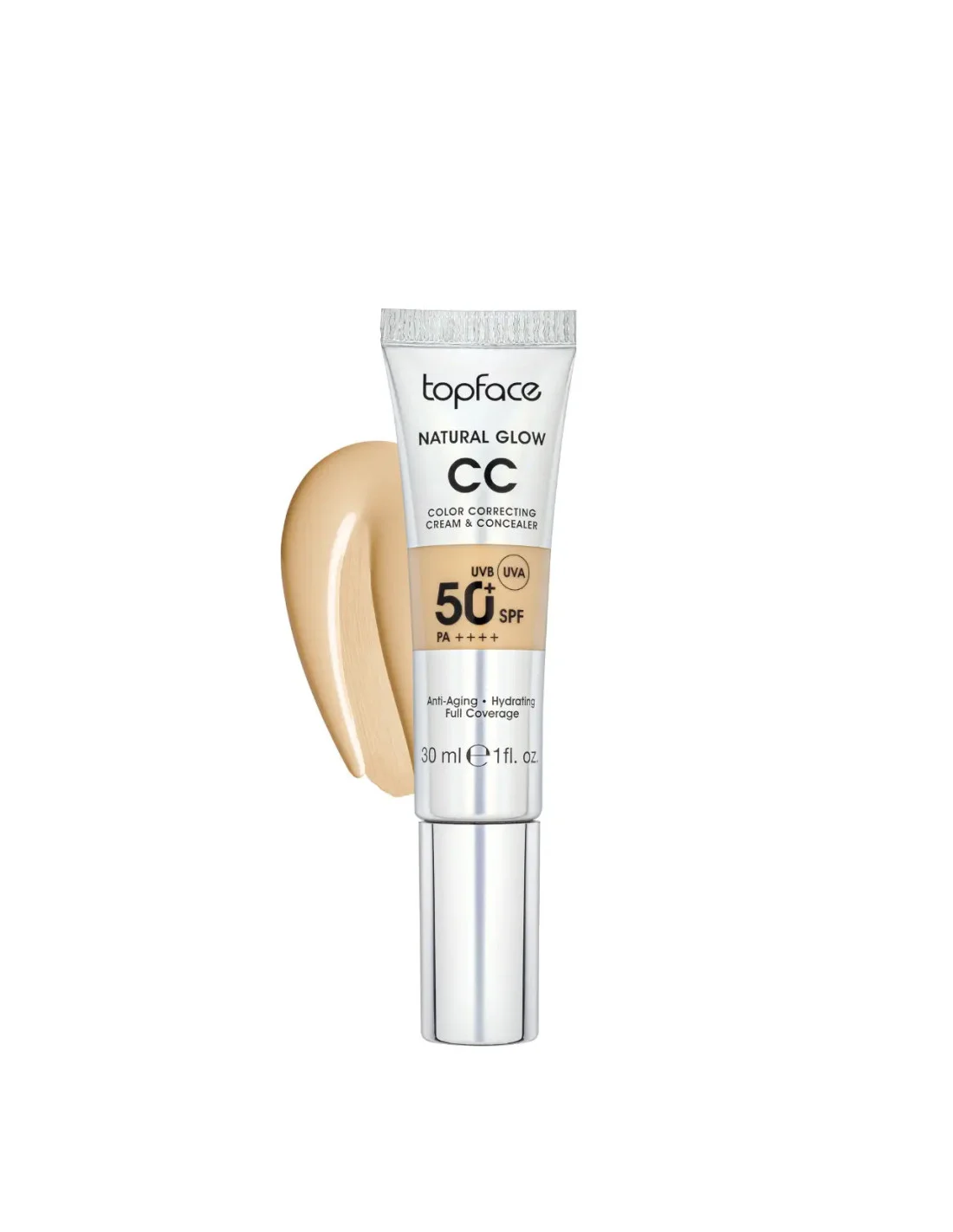 Topface Natural Glow CC קרם וקונסילר חול צהוב 005 PT472