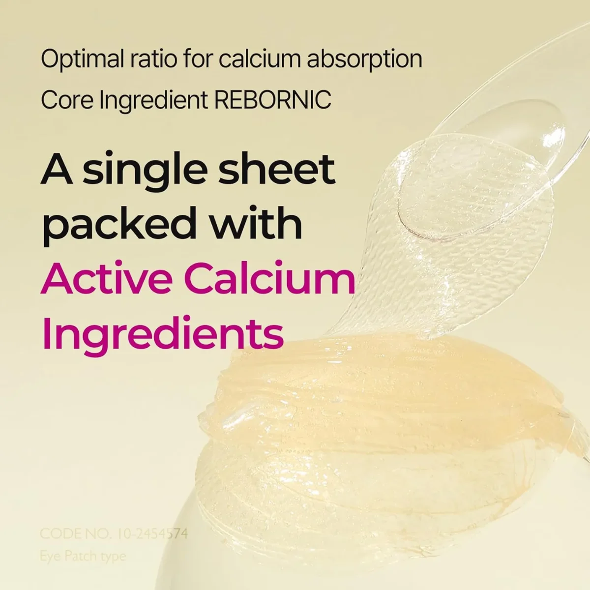 כתמי עיניים ד. Melaxen Cementerate Calcium Volume - 60 מדבקות 6