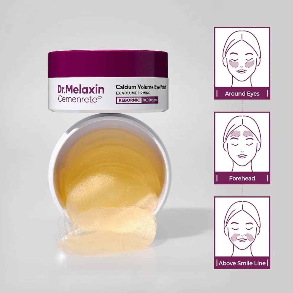 כתמי עיניים ד. Melaxen Cementerate Calcium Volume - 60 מדבקות 9